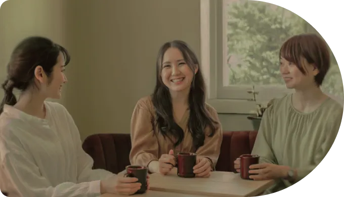 喫茶店での交流